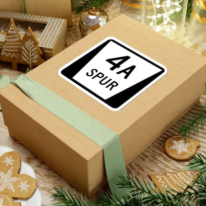 N SPUR 4A (Nebraska) (Road Sign) STICKER Vinyl Kiss-Cut Decal - The Sticker Space