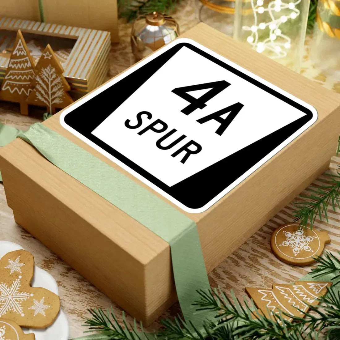 N SPUR 4A (Nebraska) (Road Sign) STICKER Vinyl Kiss-Cut Decal - The Sticker Space