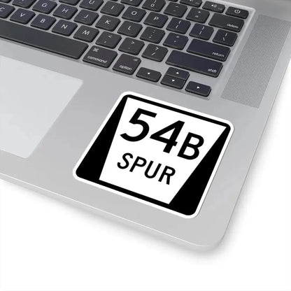 N SPUR 54B (Nebraska) (Road Sign) STICKER Vinyl Kiss-Cut Decal - The Sticker Space