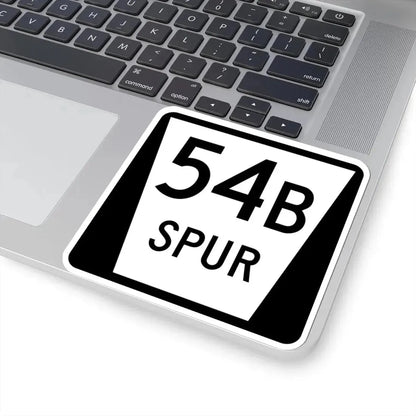 N SPUR 54B (Nebraska) (Road Sign) STICKER Vinyl Kiss-Cut Decal - The Sticker Space