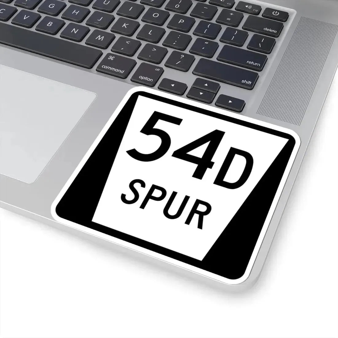 N SPUR 54D (Nebraska) (Road Sign) STICKER Vinyl Kiss-Cut Decal - The Sticker Space