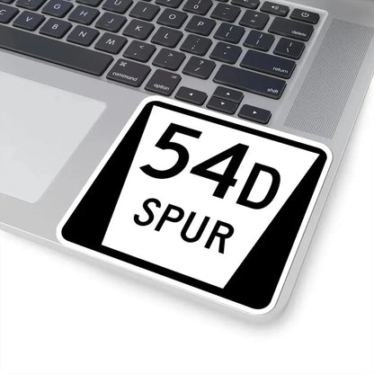 N SPUR 54D (Nebraska) (Road Sign) STICKER Vinyl Kiss-Cut Decal - The Sticker Space