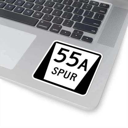 N SPUR 55A (Nebraska) (Road Sign) STICKER Vinyl Kiss-Cut Decal - The Sticker Space