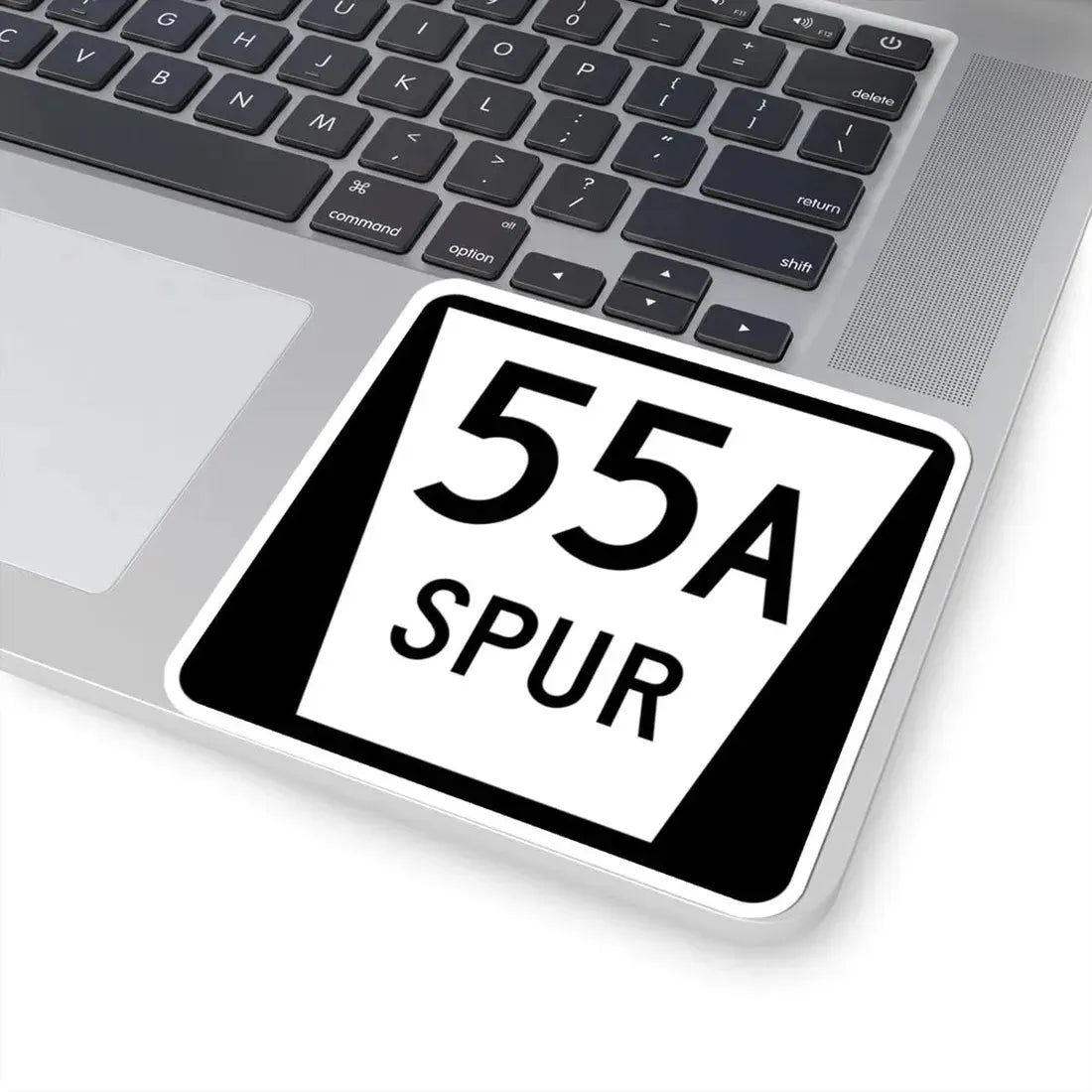 N SPUR 55A (Nebraska) (Road Sign) STICKER Vinyl Kiss-Cut Decal - The Sticker Space