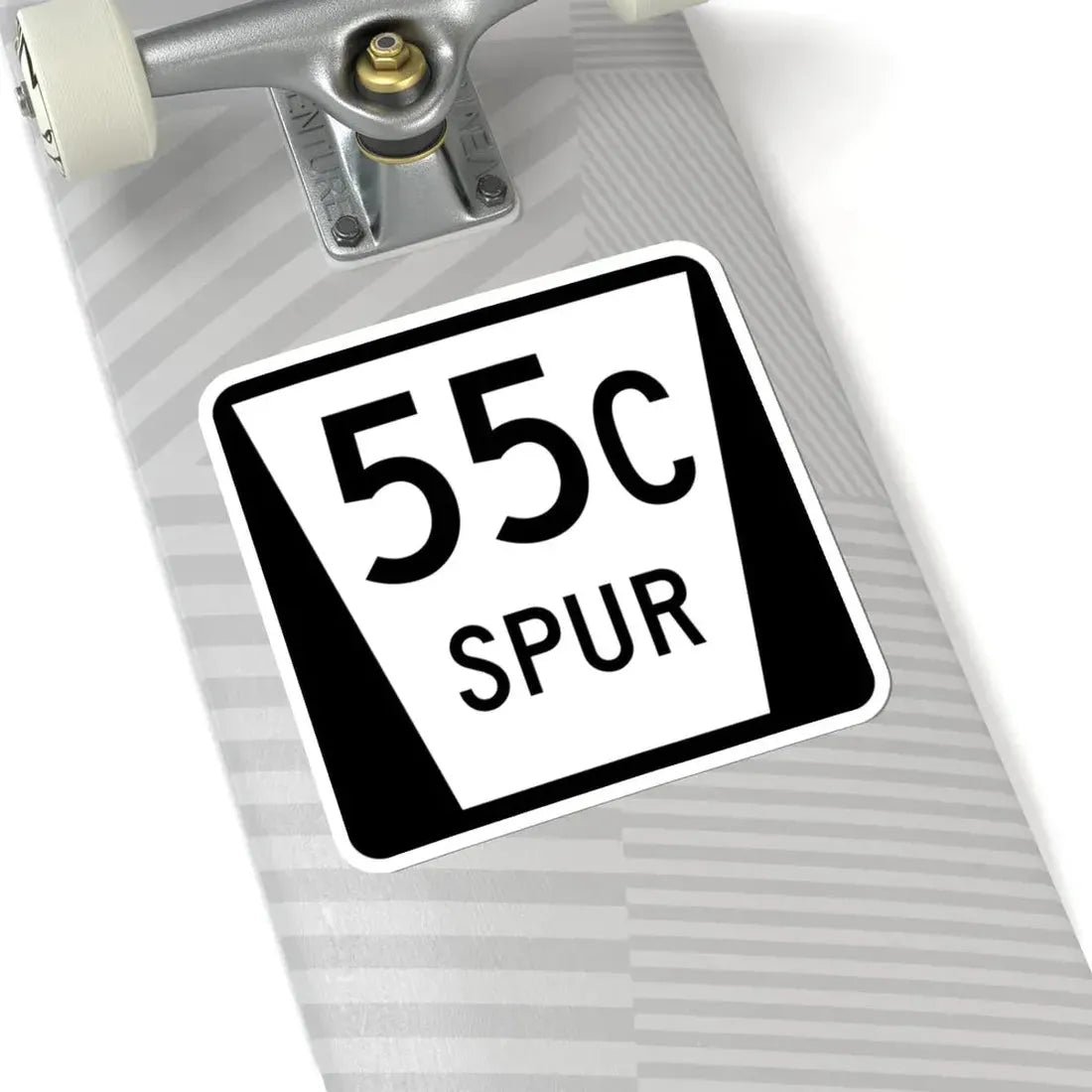 N SPUR 55C (Nebraska) (Road Sign) STICKER Vinyl Kiss-Cut Decal - The Sticker Space