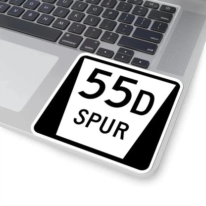 N SPUR 55D (Nebraska) (Road Sign) STICKER Vinyl Kiss-Cut Decal - The Sticker Space