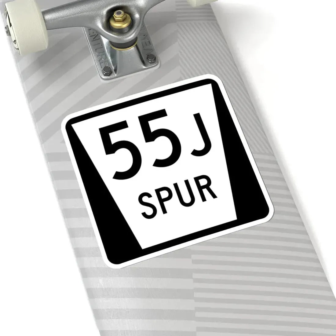 N SPUR 55J (Nebraska) (Road Sign) STICKER Vinyl Kiss-Cut Decal - The Sticker Space