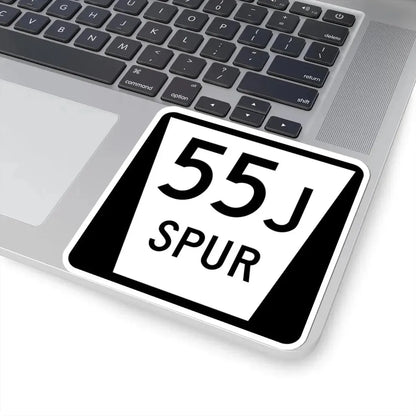 N SPUR 55J (Nebraska) (Road Sign) STICKER Vinyl Kiss-Cut Decal - The Sticker Space
