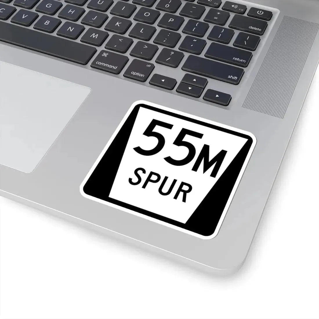 N SPUR 55M (Nebraska) (Road Sign) STICKER Vinyl Kiss-Cut Decal - The Sticker Space