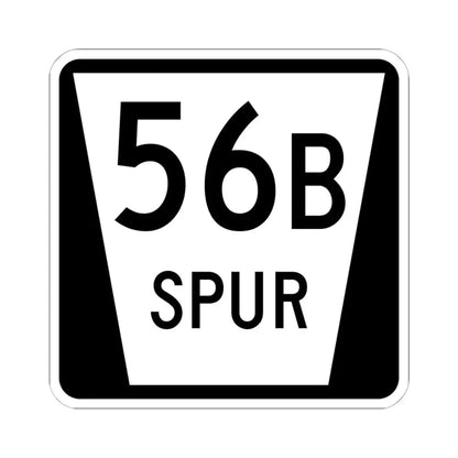 N SPUR 56B (Nebraska) (Road Sign) STICKER Vinyl Kiss-Cut Decal 6 Inch White - The Sticker Space