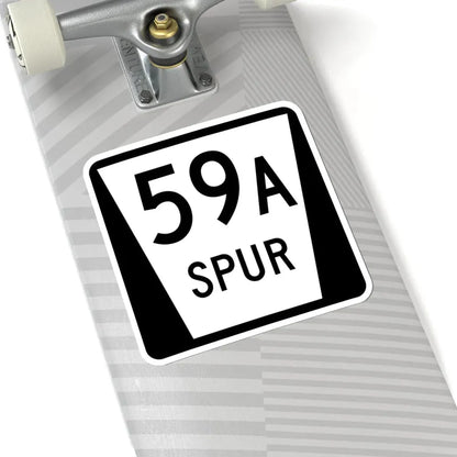 N SPUR 59A (Nebraska) (Road Sign) STICKER Vinyl Kiss-Cut Decal - The Sticker Space