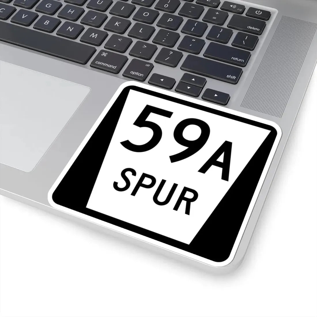 N SPUR 59A (Nebraska) (Road Sign) STICKER Vinyl Kiss-Cut Decal - The Sticker Space