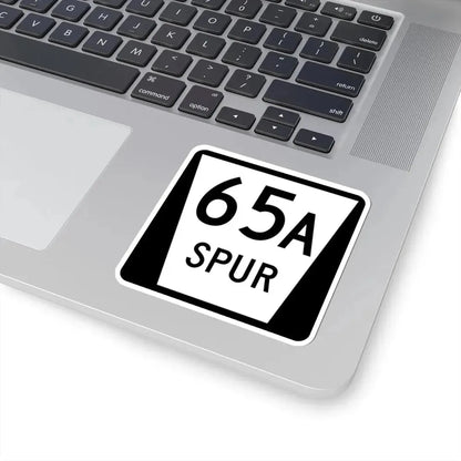 N SPUR 65A (Nebraska) (Road Sign) STICKER Vinyl Kiss-Cut Decal - The Sticker Space