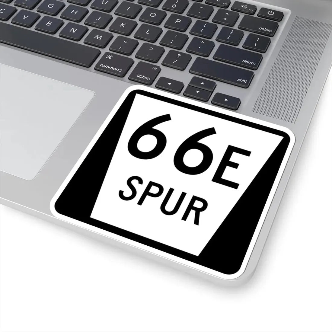 N SPUR 66E (Nebraska) (Road Sign) STICKER Vinyl Kiss-Cut Decal - The Sticker Space