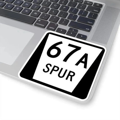N SPUR 67A (Nebraska) (Road Sign) STICKER Vinyl Kiss-Cut Decal - The Sticker Space