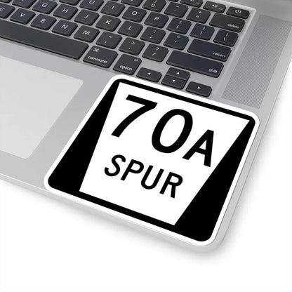 N SPUR 70A (Nebraska) (Road Sign) STICKER Vinyl Kiss-Cut Decal - The Sticker Space