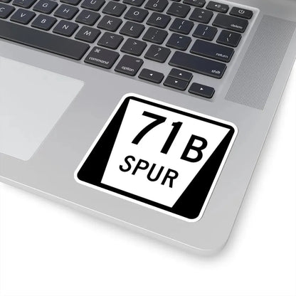 N SPUR 71B (Nebraska) (Road Sign) STICKER Vinyl Kiss-Cut Decal - The Sticker Space