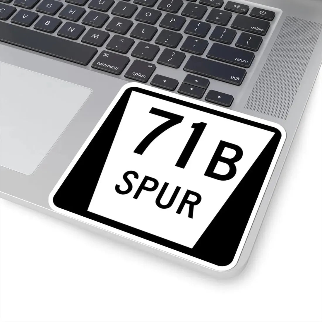 N SPUR 71B (Nebraska) (Road Sign) STICKER Vinyl Kiss-Cut Decal - The Sticker Space