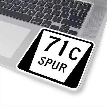 N SPUR 71C (Nebraska) (Road Sign) STICKER Vinyl Kiss-Cut Decal - The Sticker Space