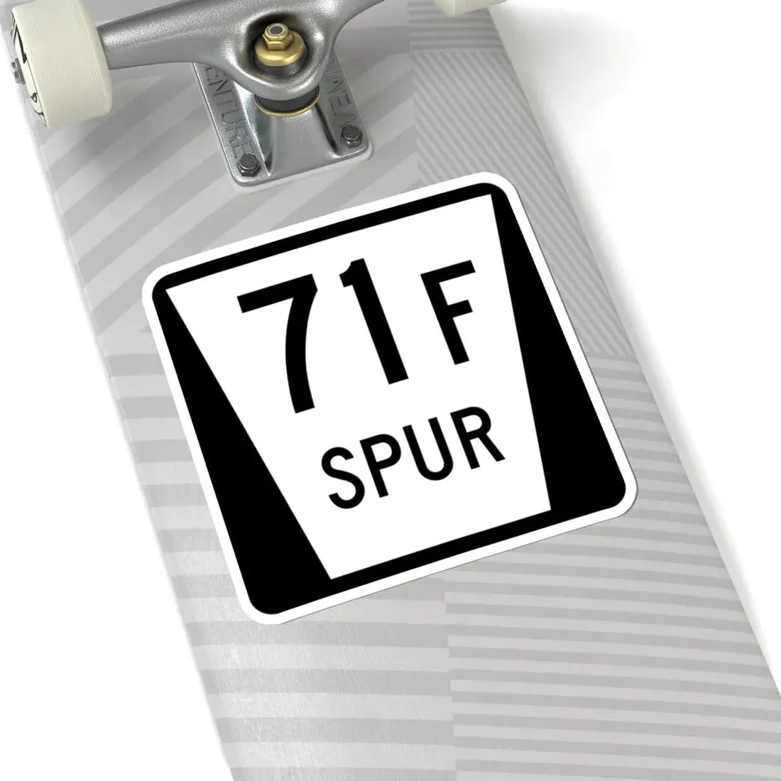 N SPUR 71F (Nebraska) (Road Sign) STICKER Vinyl Kiss-Cut Decal - The Sticker Space