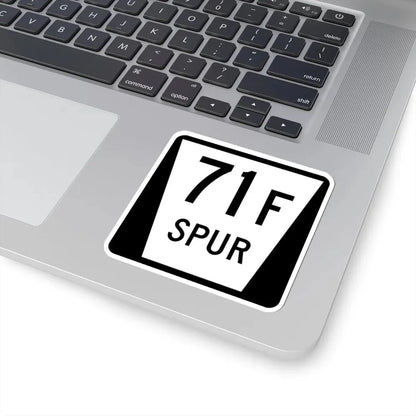 N SPUR 71F (Nebraska) (Road Sign) STICKER Vinyl Kiss-Cut Decal - The Sticker Space