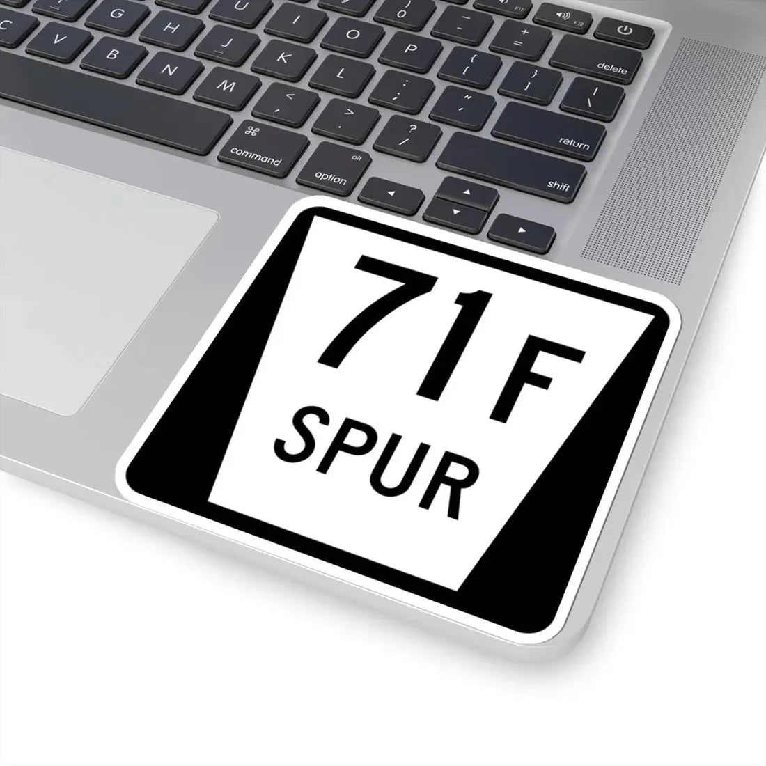 N SPUR 71F (Nebraska) (Road Sign) STICKER Vinyl Kiss-Cut Decal - The Sticker Space