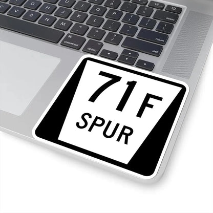 N SPUR 71F (Nebraska) (Road Sign) STICKER Vinyl Kiss-Cut Decal - The Sticker Space