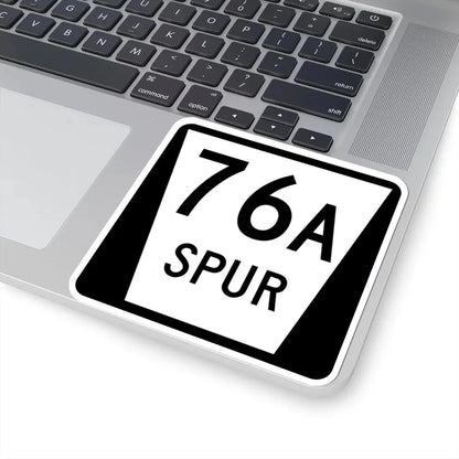 N SPUR 76A (Nebraska) (Road Sign) STICKER Vinyl Kiss-Cut Decal - The Sticker Space