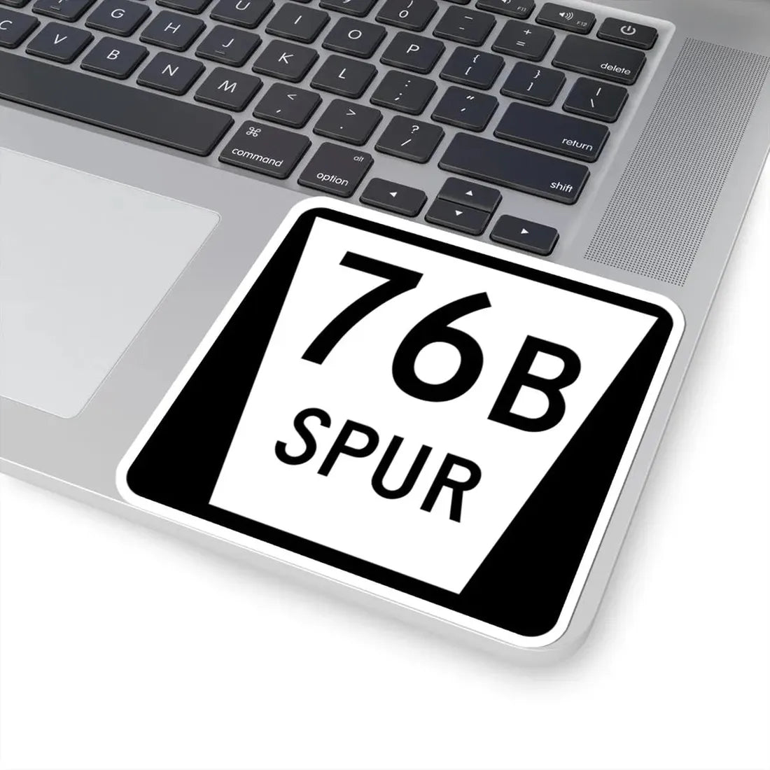 N SPUR 76B (Nebraska) (Road Sign) STICKER Vinyl Kiss-Cut Decal - The Sticker Space
