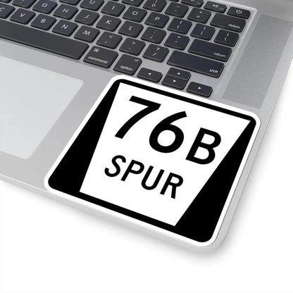 N SPUR 76B (Nebraska) (Road Sign) STICKER Vinyl Kiss-Cut Decal - The Sticker Space