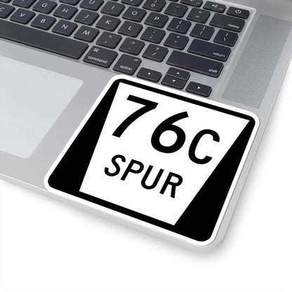 N SPUR 76C (Nebraska) (Road Sign) STICKER Vinyl Kiss-Cut Decal - The Sticker Space