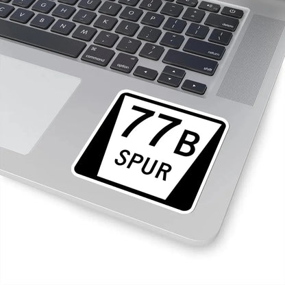 N SPUR 77B (Nebraska) (Road Sign) STICKER Vinyl Kiss-Cut Decal - The Sticker Space