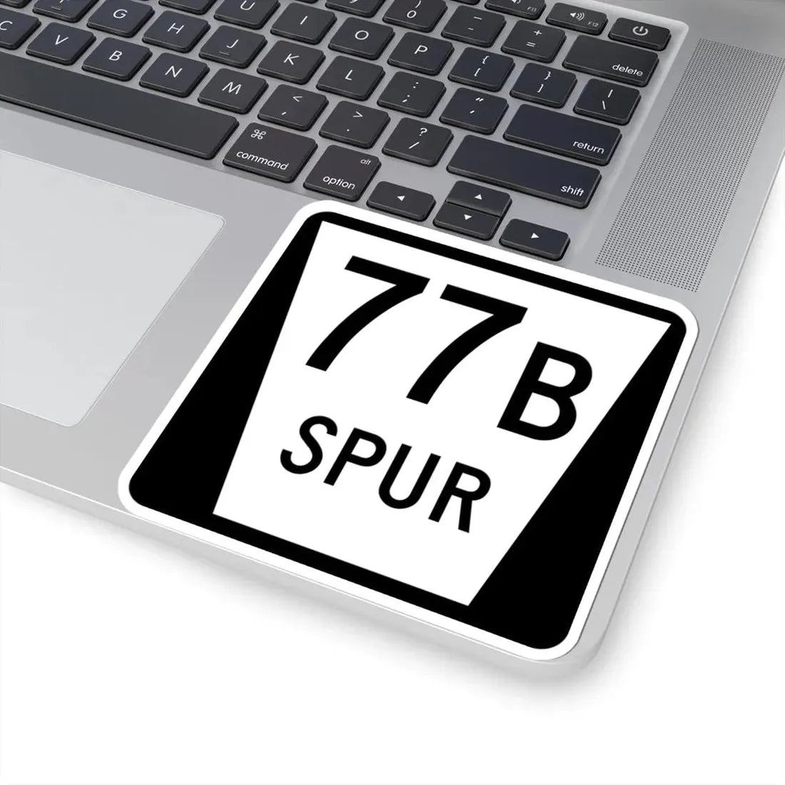 N SPUR 77B (Nebraska) (Road Sign) STICKER Vinyl Kiss-Cut Decal - The Sticker Space