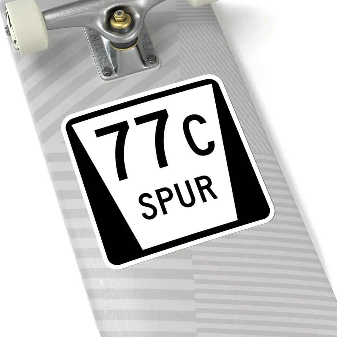 N SPUR 77C (Nebraska) (Road Sign) STICKER Vinyl Kiss-Cut Decal - The Sticker Space