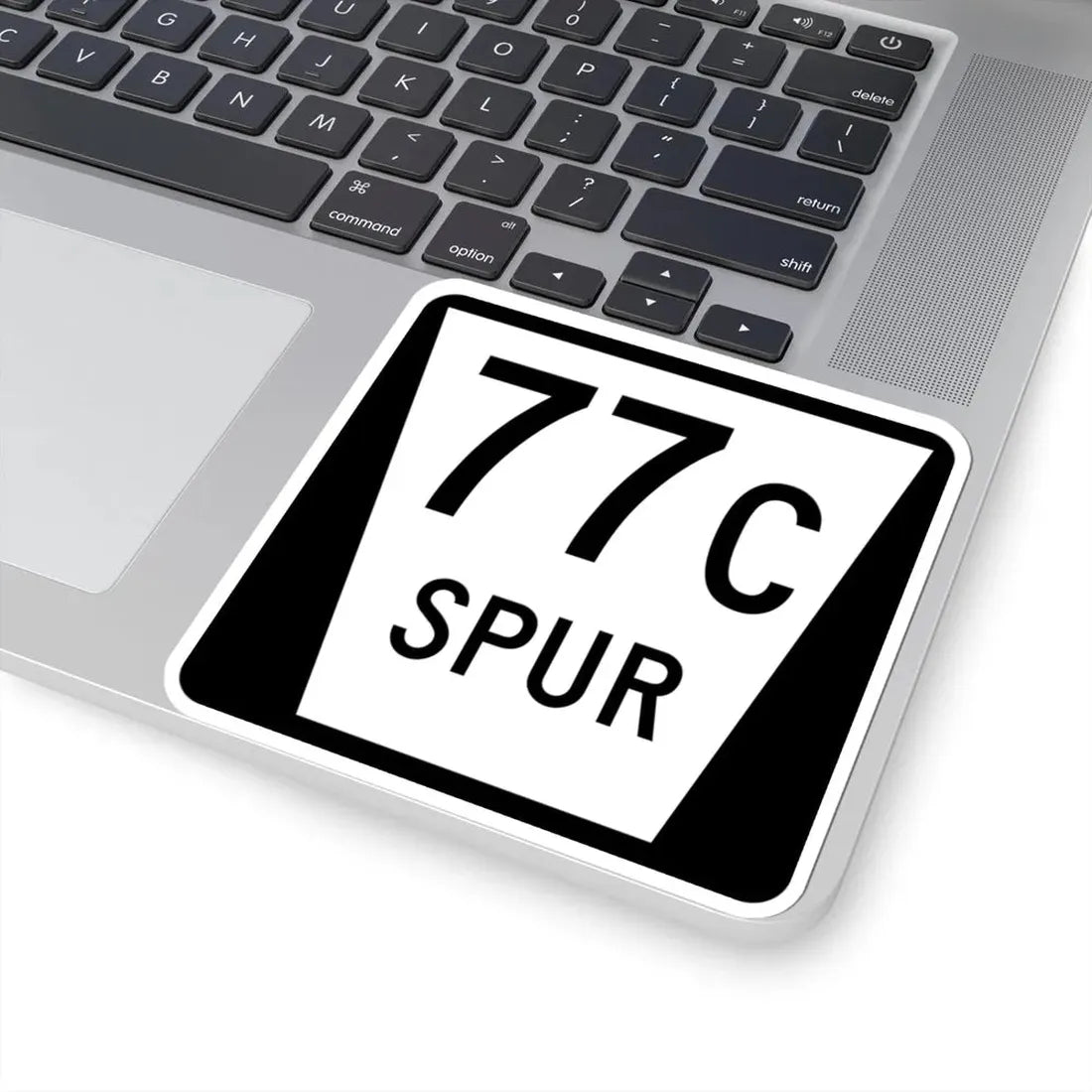 N SPUR 77C (Nebraska) (Road Sign) STICKER Vinyl Kiss-Cut Decal - The Sticker Space