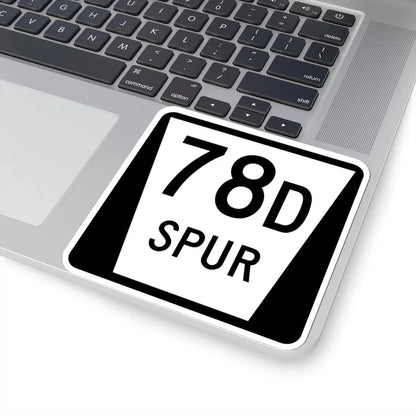 N SPUR 78D (Nebraska) (Road Sign) STICKER Vinyl Kiss-Cut Decal - The Sticker Space
