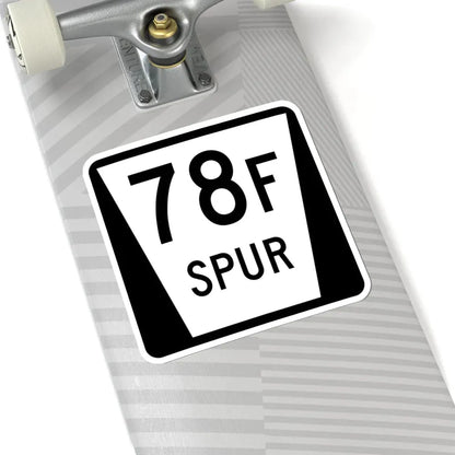 N SPUR 78F (Nebraska) (Road Sign) STICKER Vinyl Kiss-Cut Decal - The Sticker Space