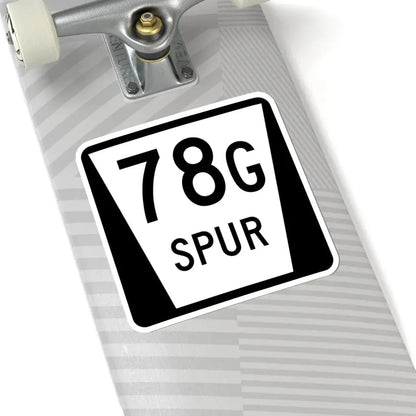 N SPUR 78G (Nebraska) (Road Sign) STICKER Vinyl Kiss-Cut Decal - The Sticker Space