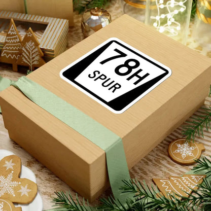 N SPUR 78H (Nebraska) (Road Sign) STICKER Vinyl Kiss-Cut Decal - The Sticker Space