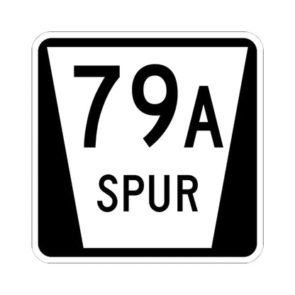 N SPUR 79A (Nebraska) (Road Sign) STICKER Vinyl Kiss-Cut Decal 6 Inch White - The Sticker Space