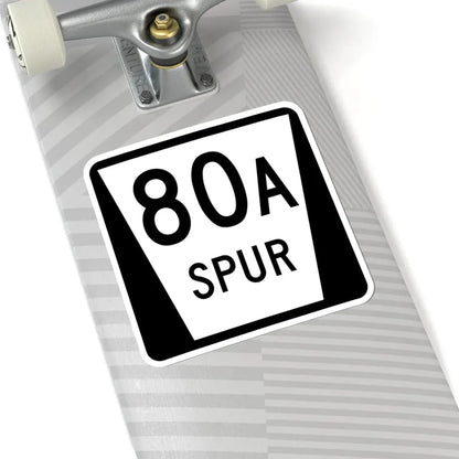 N SPUR 80A (Nebraska) (Road Sign) STICKER Vinyl Kiss-Cut Decal - The Sticker Space