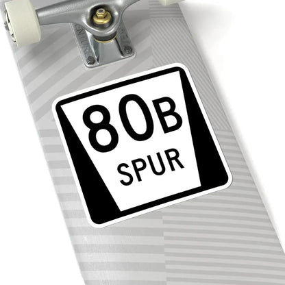N SPUR 80B (Nebraska) (Road Sign) STICKER Vinyl Kiss-Cut Decal - The Sticker Space