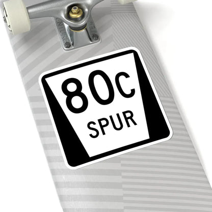 N SPUR 80C (Nebraska) (Road Sign) STICKER Vinyl Kiss-Cut Decal - The Sticker Space