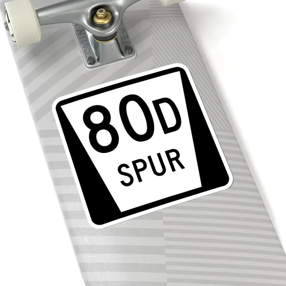 N SPUR 80D (Nebraska) (Road Sign) STICKER Vinyl Kiss-Cut Decal - The Sticker Space