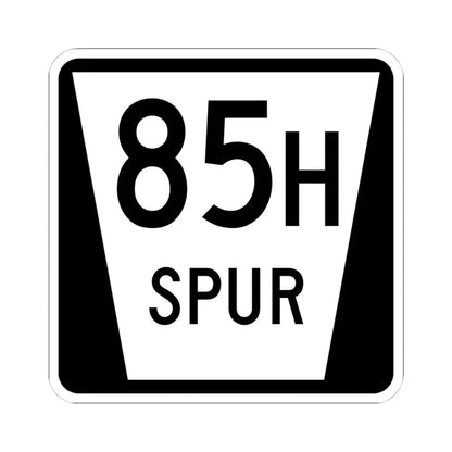 N SPUR 85H (Nebraska) (Road Sign) STICKER Vinyl Kiss-Cut Decal 4 Inch White - The Sticker Space