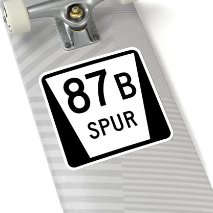 N SPUR 87B (Nebraska) (Road Sign) STICKER Vinyl Kiss-Cut Decal - The Sticker Space