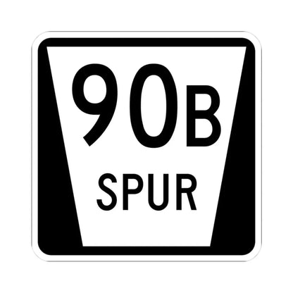N SPUR 90B (Nebraska) (Road Sign) STICKER Vinyl Kiss-Cut Decal 3 Inch White - The Sticker Space