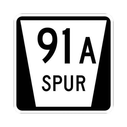 N SPUR 91A (Nebraska) (Road Sign) STICKER Vinyl Kiss-Cut Decal 2 Inch White - The Sticker Space