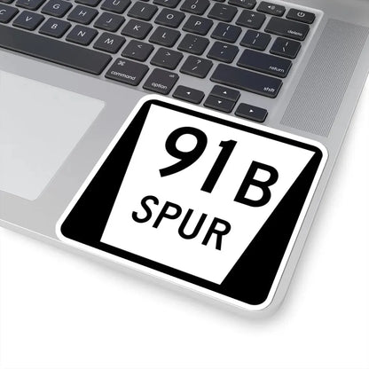 N SPUR 91B (Nebraska) (Road Sign) STICKER Vinyl Kiss-Cut Decal - The Sticker Space