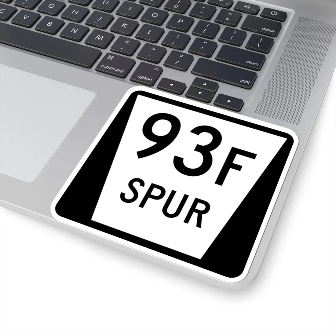 N SPUR 93F (Nebraska) (Road Sign) STICKER Vinyl Kiss-Cut Decal - The Sticker Space